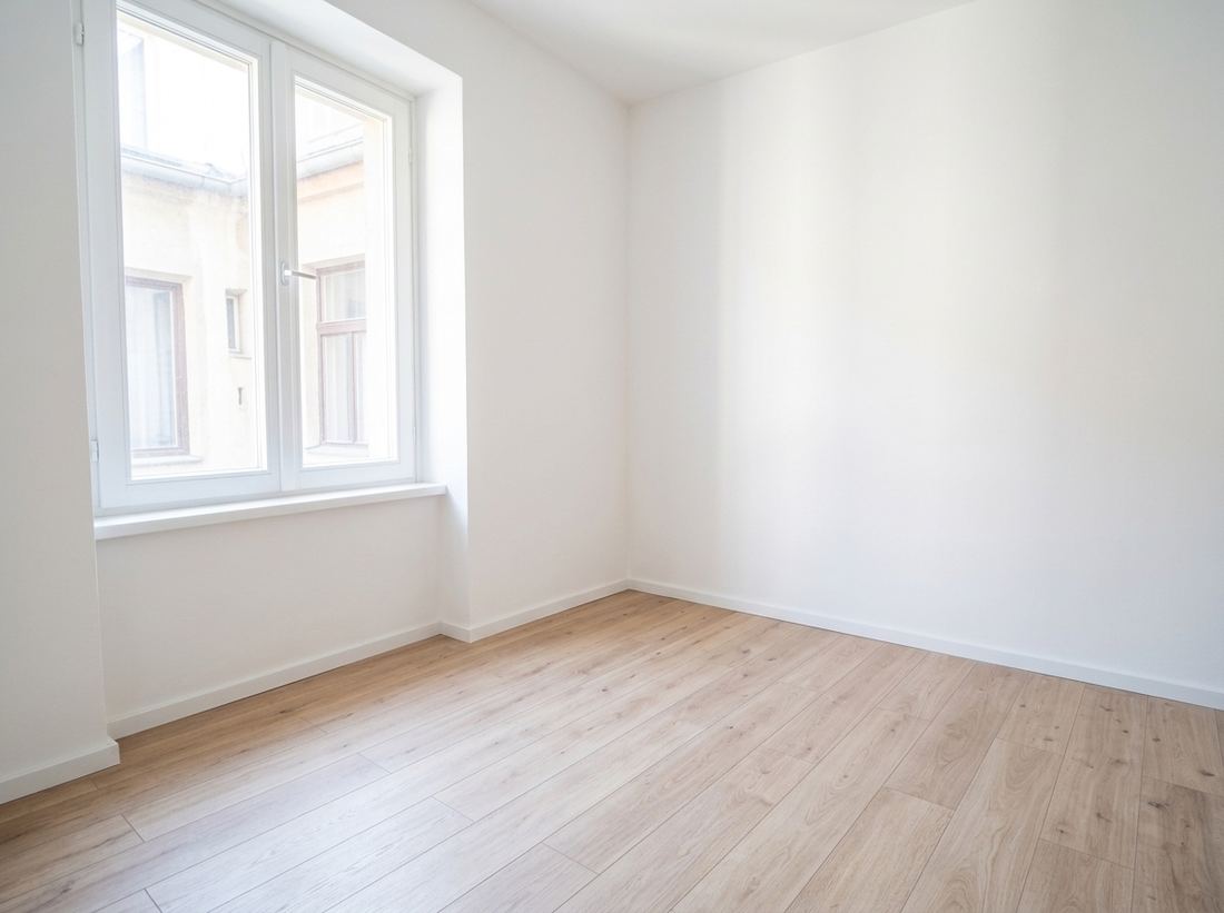 Renovierter Raum nach dem Küchenrückbau